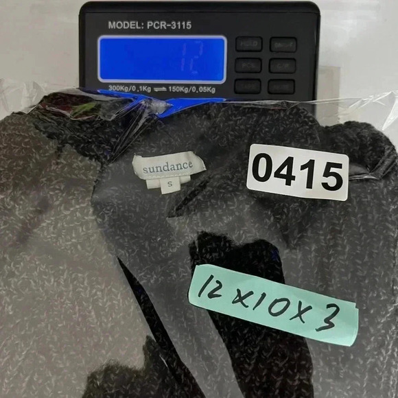 Sundance S Womens Cowl Neck Ribbed Dimensions Sweater Knit Cotton Silk Blend - Picture 14 of 16